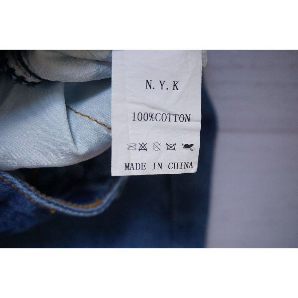 NYK Bell Bottom Flare Jeans Ripped High Rise - Size M, NWOT - Picture 4 of 6